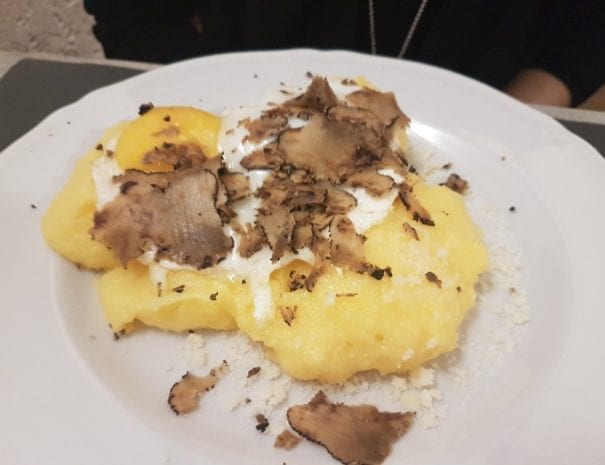 polenta al tartufo