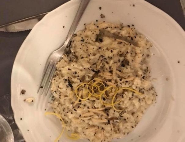 risotto limone e tartufo 2018